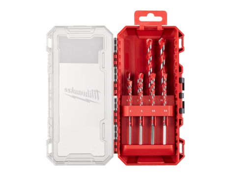 Milwaukee - Zestaw wierteł udarowych do betonu wersja 2 - 8 szt - 4932493882