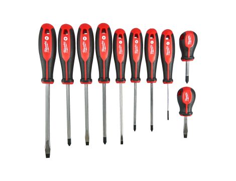 Milwaukee - Zestaw wkrętaków - 10 szt. - 4932471808