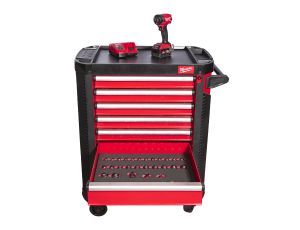 Milwaukee - TOOLGUARD ™ wózek narzędziowy 78cm / 30˝ na kółkach z 7 szufladami w zestawie z narzędziami (246 szt.) - 4932493817