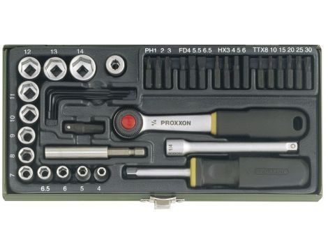 Zestaw narzędzi 1/4"  PROXXON [39 części]