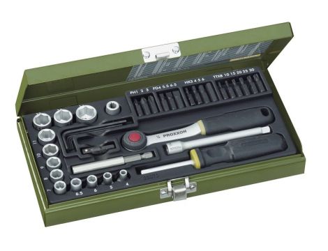 Zestaw narzędzi 1/4"  PROXXON [39 części] - 2