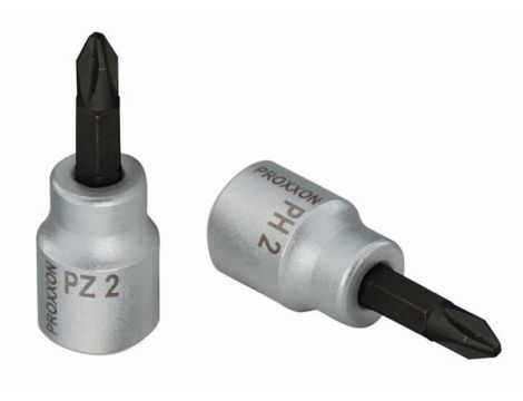 Nasadka z końcówką wkrętaka PZ 2 - 3/8 cala PROXXON - 50 mm