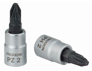 Nasadka z końcówką wkrętaka PZ 2 - 1/4 cala PROXXON - 33 mm