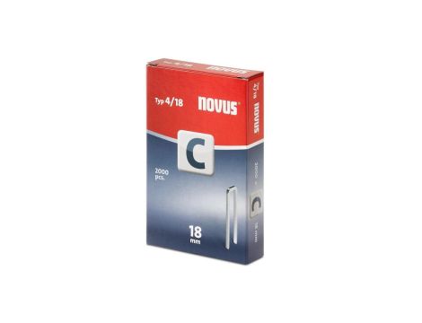 Zszywki typ C 4/18 NOVUS [2000 szt.]