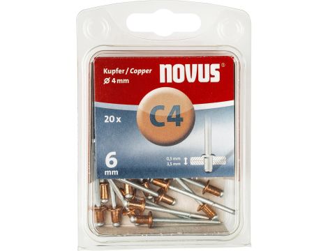 Nity miedziane C4/6 NOVUS [20 szt.]