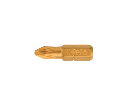 Bit krzyżowy PZ 1 FELO - 25 mm / TIN