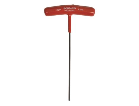 Klucz imbusowy 2,5 mm BONDHUS - uchwyt T dł. klingi 152 mm
