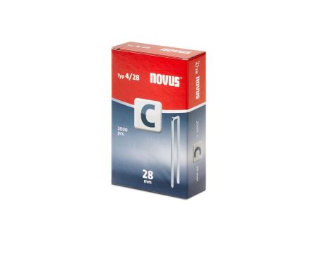 Zszywki typ C 4/28 NOVUS [2000 szt.]