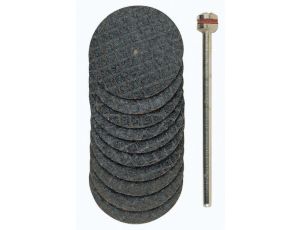 Tarcza tnąca 22 mm ze splotem Proxxon + trzpień [10 szt.]