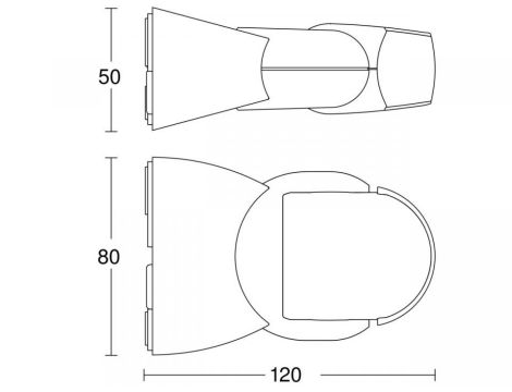Czujnik ruchu i zmierzchu Steinel IS-1 biały 500W IP54 120 stopni maks.10 m 230V / tworzywo sztuczne - 5