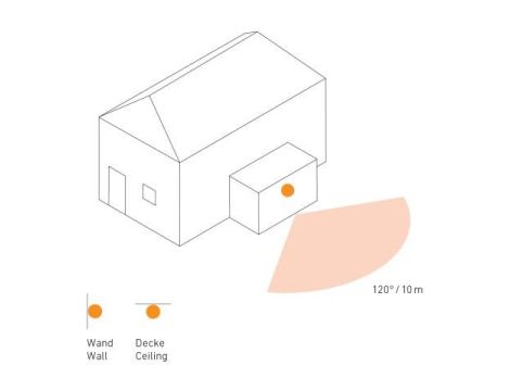 Czujnik ruchu i zmierzchu Steinel IS-1 biały 500W IP54 120 stopni maks.10 m 230V / tworzywo sztuczne - 3