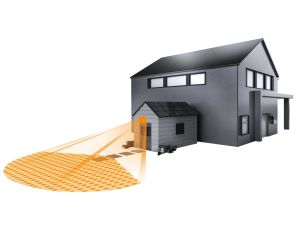 Czujnik ruchu i zmierzchu Steinel IS-1 czarny 500W IP54 120 stopni maks.10 m 230V /  tworzywo sztuczne - image 2