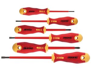 Zestaw 6 wkrętaków FELO - Ergonic VDE