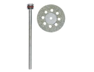 Tarcza tnąca 20 mm Proxxon diamentowa perforowana + trzpień