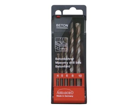 Zestaw wierteł do betonu 4-10 mm ABRABORO Diamant EVO