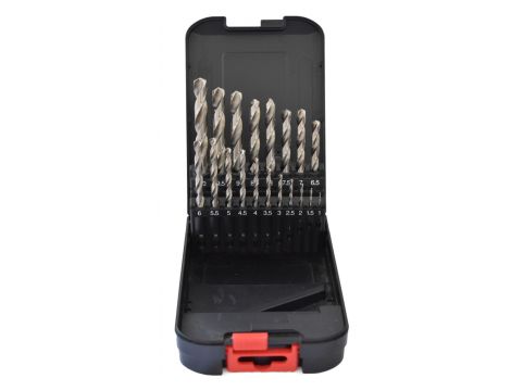 Zestaw wierteł do metalu HSS-GS DIN 338 1 - 10 mm ABRABORO [19 szt.] poprzedni nr AB00141119