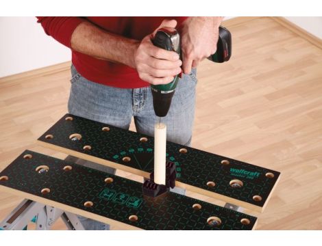 Szczęki zaciskowe do stołu Wolfcraft - przekroje rurowe [4 szt.] - 2