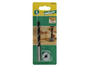 Wiertło do połączeń kołkowych 8 mm + ogranicznik Wolfcraft - image 2