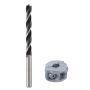 Wiertło do połączeń kołkowych 8 mm + ogranicznik Wolfcraft - 2