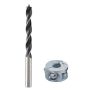 Wiertło do połączeń kołkowych 10 mm + ogranicznik Wolfcraft - 2