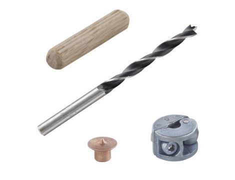 Zestaw do połączeń kołkowych 10 mm Wolfcraft