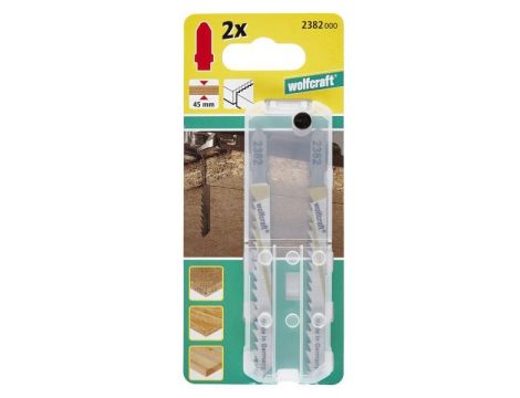 2 brzeszczoty Wolfcraft - uchwyt T, laminat, MDF - 2