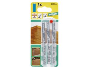 3 brzeszczoty Wolfcraft - uchwyt U, do laminatu, paneli - image 2