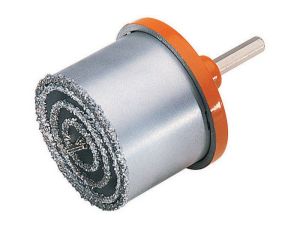 Zestaw otwornic 33, 53, 73, 83 mm Wolfcraft - z nasypem z węglików spiekanych