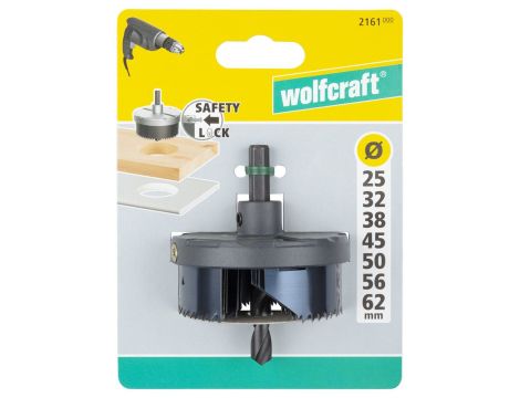 Otwornica uniwersalna 25,32,38,45,50,56,62 mm Wolfcraft - 3