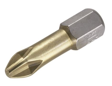 Bit krzyżowy PH 3 Wolfcraft - 25 mm/ TIN [2 szt.]