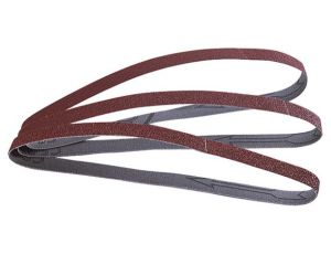 Taśma szlifierska 100x560 mm Wolfcraft - gr. 40/80/120, tkanina [9 szt.]