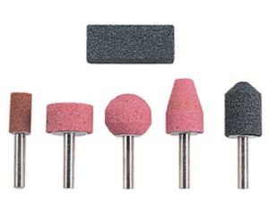 Zestaw 5 kamieni szlifierskich Wolfcraft z trzpieniem 6 mm