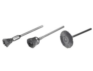 Zestaw 3 mini szczotek Wolfcraft