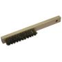 Szczotka ręczna 4-rzedowa 220 mm Wolfcraft - drut mosiężny - 2