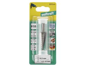 Wiertło stopniowane HSS 4-20 mm Wolfcraft, trzpień 8 mm - image 2