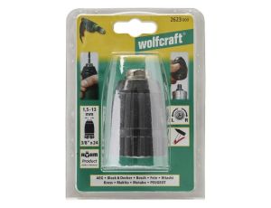 Uchwyt wiertarski szybkomocujący 1,5 - 13 mm Wolfcraft - 10 (3/8) - 24 - image 2