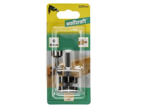 Frez wypustowy 30/5 mm Wolfcraft - WS, trzpień 8 mm - 2