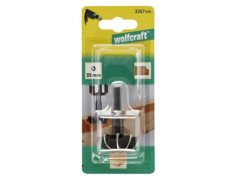 Frez promieniowy pół wypukły 35 mm Wolfcraft - WS, trzpień 8 mm - 3