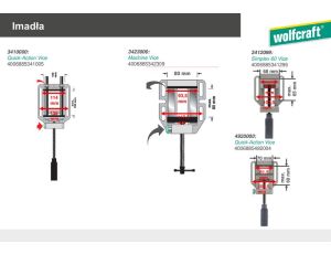Imadło uniwersalne 100 x 100 mm Wolfcraft - image 2