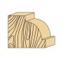 Frez promieniowy 28,6/15,9/r 7,9 ABRABORO - TCT - 3