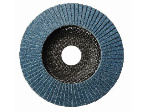 Tarcza lamelkowa 125 mm ABRABORO - gr. 60, cyrkon-korund
