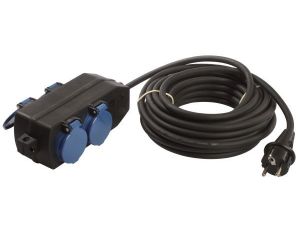 Przedłużacz 10 m AS-SCHWABE 3G1,5 guma