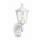 Lampa elewacyjna z czujnikiem ruchu i zmierzchu Steinel L 15 S PIR max.60W E27 IP44 IK03 230V biała / tworzywo sztuczne