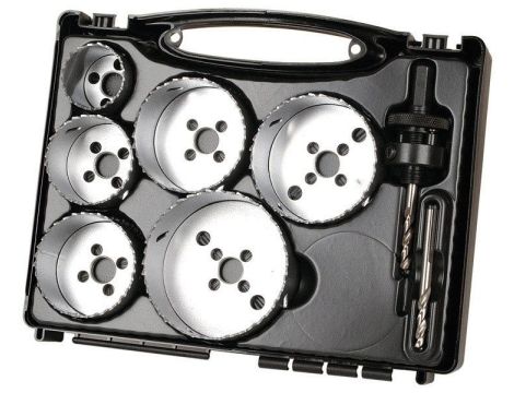 Zestaw otwornic BiM 40 - 86 mm Wolfcraft - do instalacji elektrycznych