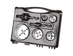 Zestaw otwornic BiM 25 - 83 mm Wolfcraft - do inastalacji sanitarnych