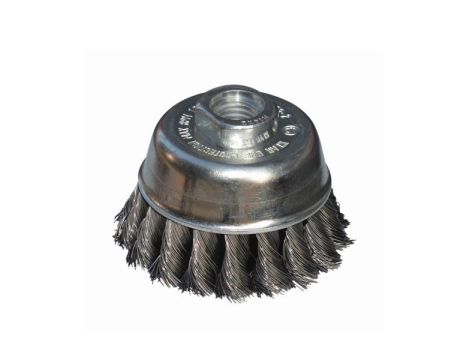 Szczotka doczołowa 65 mm/M14 ABRABORO - drut splatany 0,35 mm