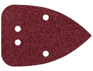 Papier szlifierski 96x136 mm Wolfcraft - gr. 80/120, 240, perforowany, na rzep [10 szt.]