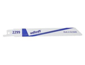 2 brzeszczoty szablaste Wolfcraft - 3 - 8 mm, dokładne, równe cięcia blachy, metale nieżelazne
