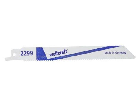 2 brzeszczoty szablaste Wolfcraft - 3 - 8 mm, dokładne, równe cięcia blachy, metale nieżelazne