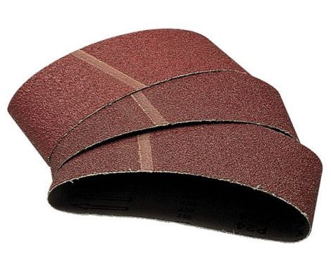 Taśma szlifierska 75x530 mm Wolfcraft - gr. 40/80/120, tkanina [5 szt.]